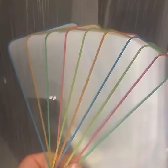 RYXTO fluorescent glow screen protector demonstration