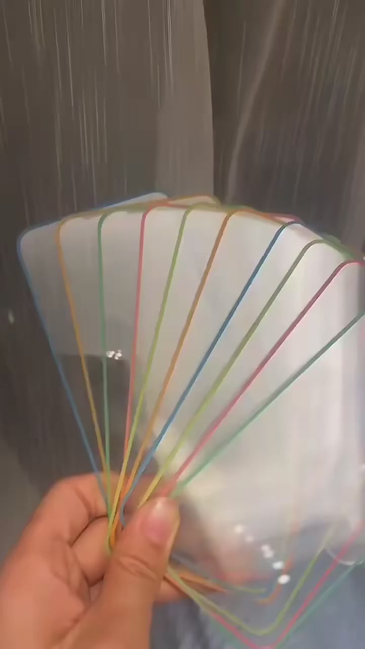 RYXTO fluorescent glow screen protector demonstration