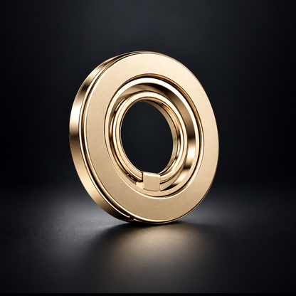 RYXTO MagRing in gold, upright studio view