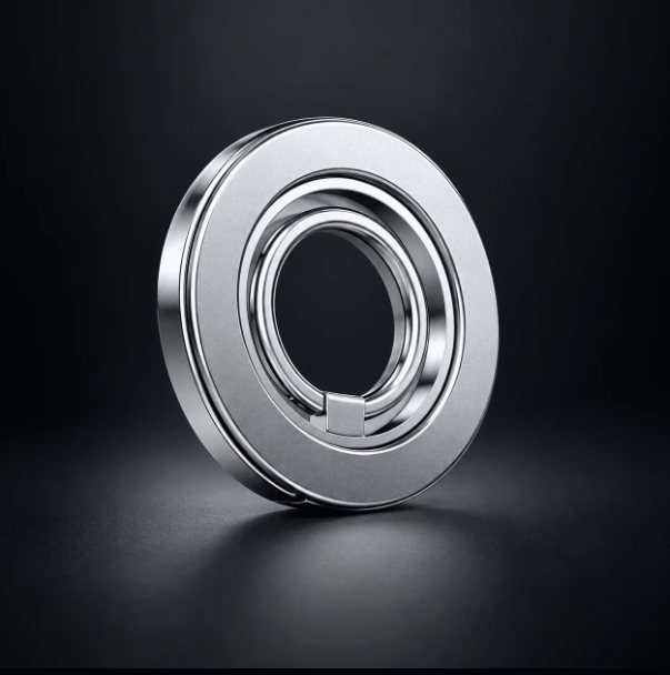 RYXTO MagRing in silver, upright studio view