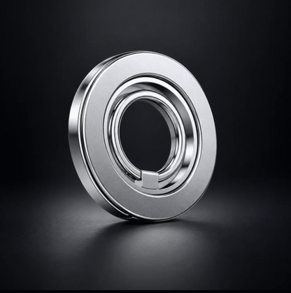 RYXTO MagRing in silver, upright studio view